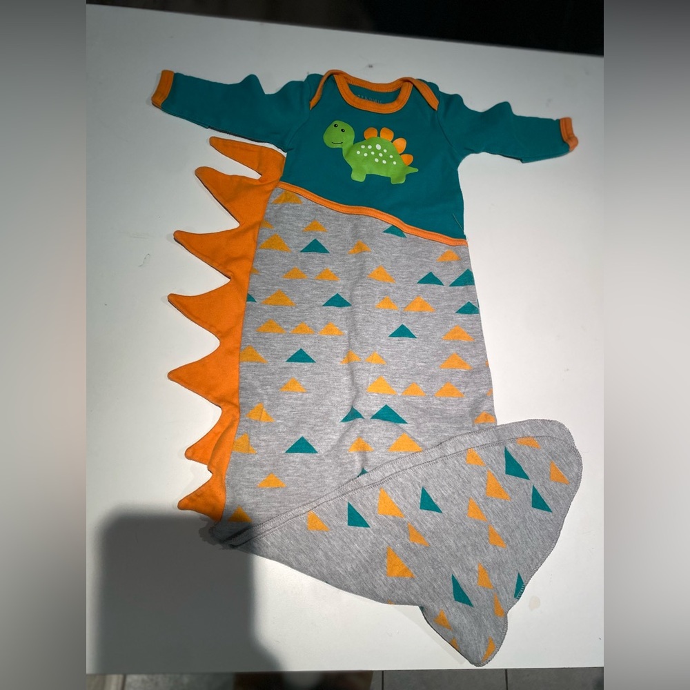 3 for $10 - Dinosaur Baby Onesie Sleeper Izzy & Owie 0-6M 100% cotton